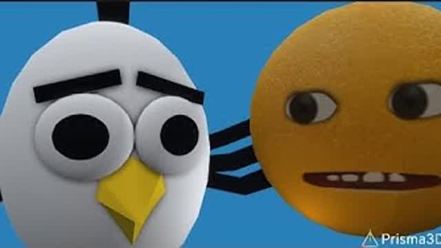 ANGRY BIRDS vs THE ANNOYING ORANGE ♫ 3D animated mashup ☺ FunVideoTv - Style ;-))