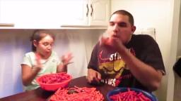 HOT CHEETOS AND TAKIS CHALLENGE  DAUGHTER BEATS DADDY  Valenzuela Family