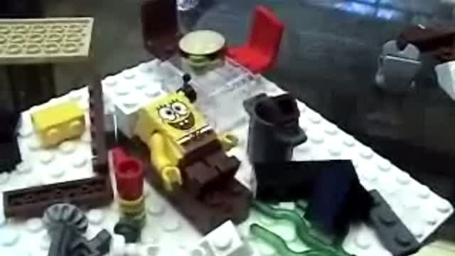 Lego Spongebob - Home in Bed