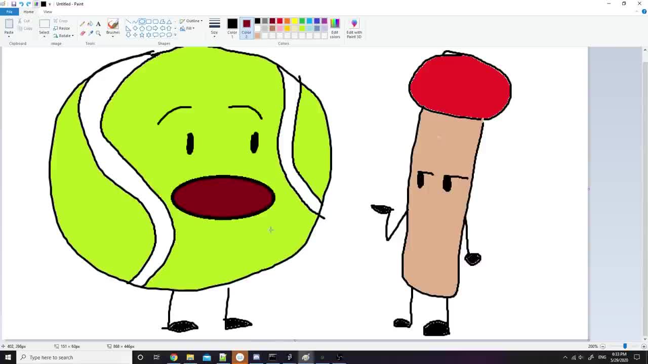 making BFDI video in under 7 minutes