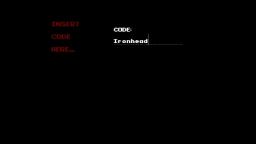 alex anomaly - ironhead code