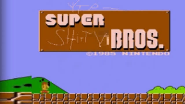 Youtube poop/Vidlii Poop: Super shitty bros