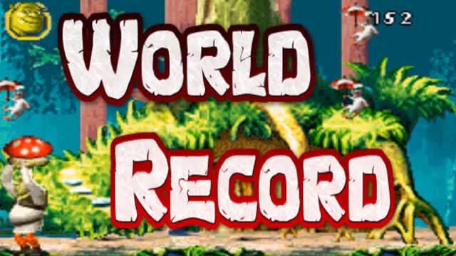 Shrek 2 | Gameboy Advance | Mushroom Bounce Minigame | World Record