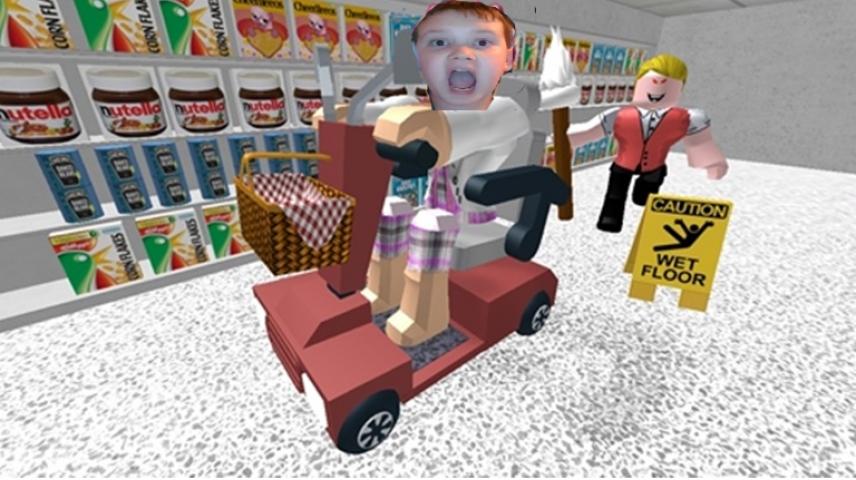 Trying The Escape The Supermarket Obby Roblox Vidlii - roblox obby escape the supermarket