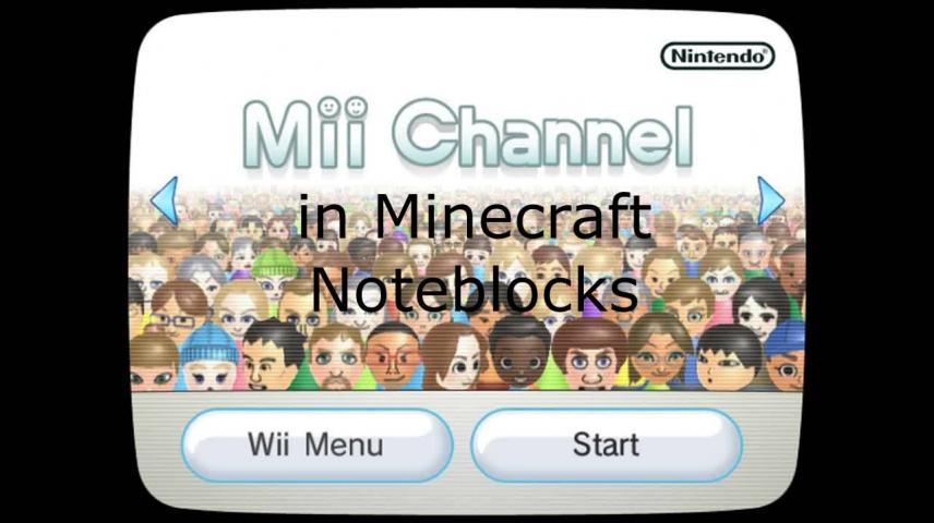 Mii Channel Theme But Its In Minecraft Noteblocks Vidlii - roblox mii channel