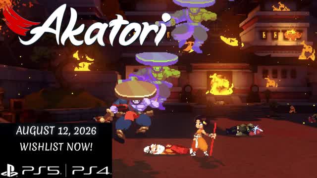 Akatori (Playstation 4,PS5,Steam/PC) August 12,2026 Release Date Trailer Akatori (Playstation 4,PS5,Steam/PC) August 12,2026 Release Date Trailer