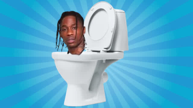 Travis Scott sings Skibidi toilet will be mine