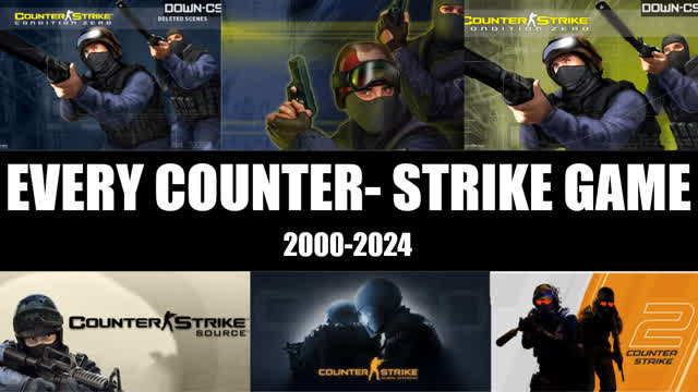 Playing EVERY Counter Strike Game! - Part 2!