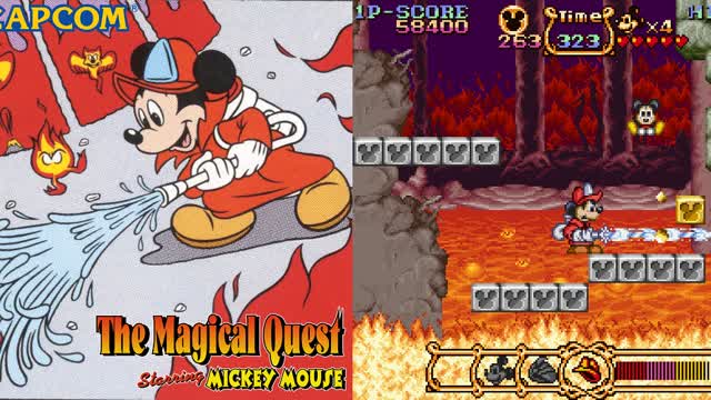 Magical Quest: Starring Mickey Mouse (Super Nintendo) Original Soundtrack - Stage 3: The Fire Grotto Magical Quest: Starring Mickey Mouse (Super Nintendo) Original Soundtrack - Stage 3: The Fire Grotto