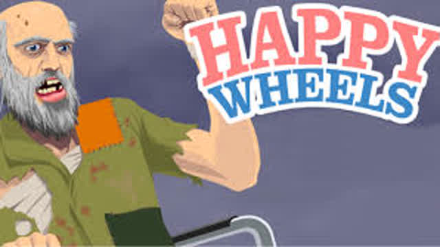 playing happy wheels for the first time :D