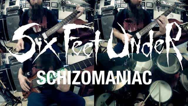 Six Feet Under - Schizomaniac (BAND PLAYTHROUGH)