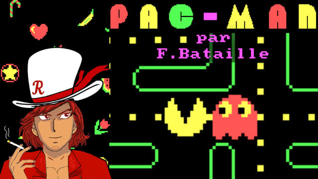 Pac-Man Unofficial MS-DOS Port By F. Bataille