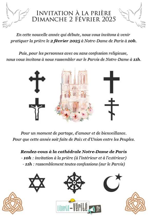 invitation à la prière