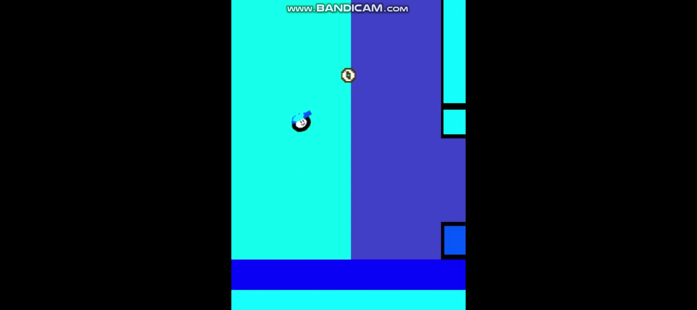 Playing the new version of flappy bluecardo