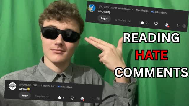 LOSER READS HATE COMMENTS! LOSER READS HATE COMMENTS!