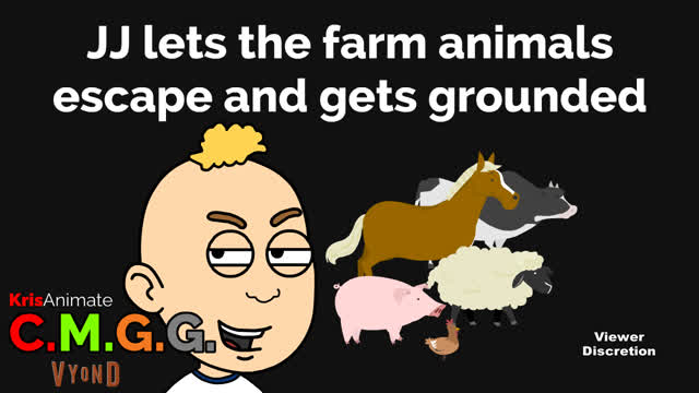 CMGG: JJ lets the farm animals escape and gets grounded