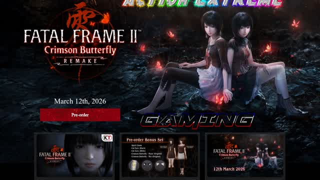 Fatal Frame II: Crimson Butterfly Remake - Official Release Date Trailer Fatal Frame II: Crimson Butterfly Remake - Official Release Date Trailer