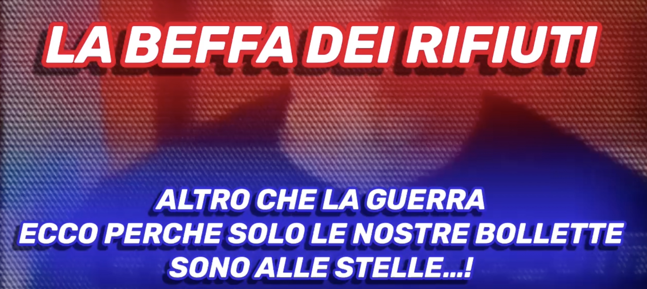 La beffa dei rifiuti