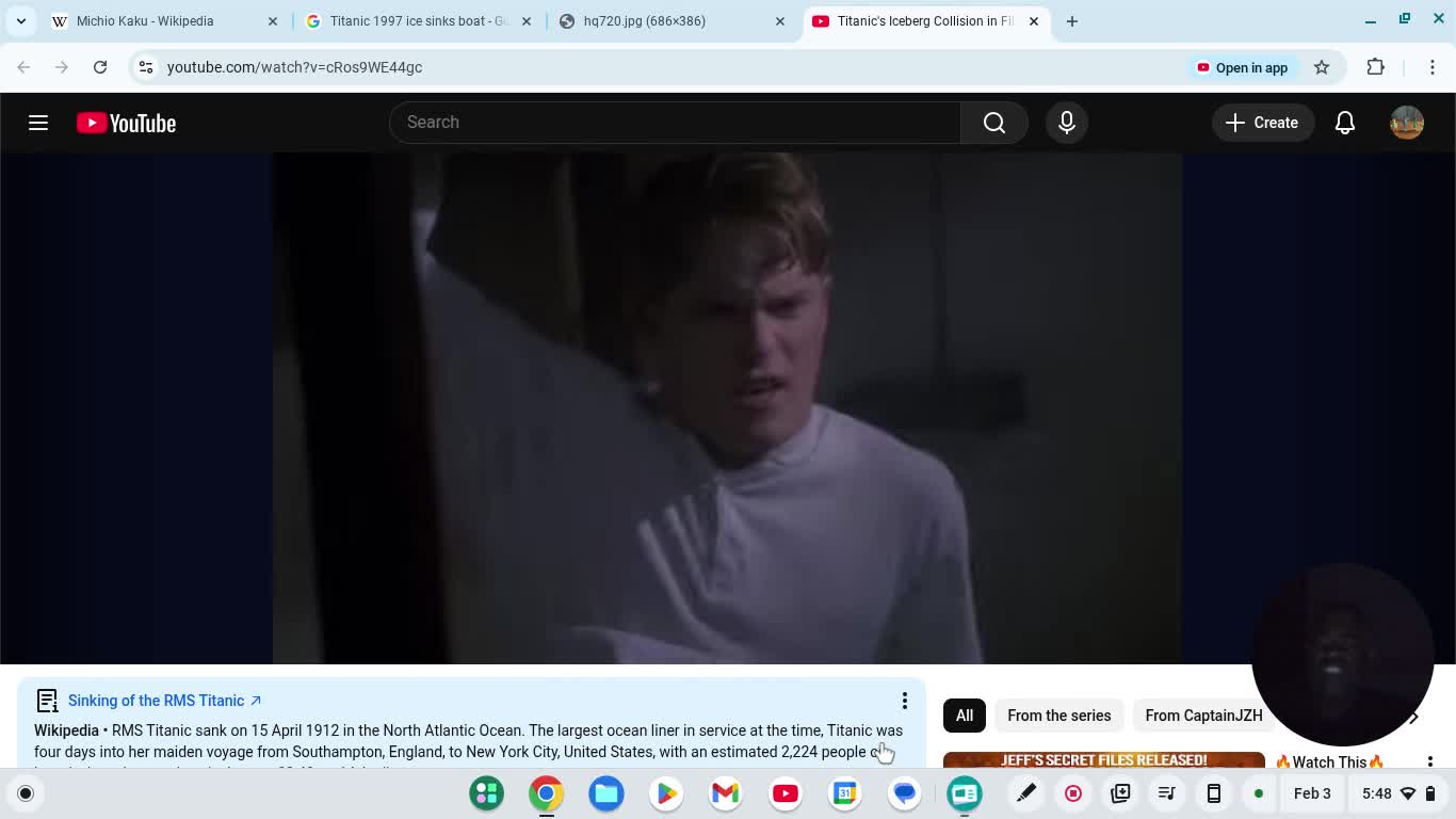 The recent snow is similar to titanic's iceberg The recent snow is similar to titanic's iceberg