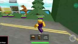 playing roblox!