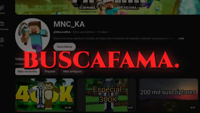 Destruyendo A MNC_KA. @MinecraftKA (EL MAYOR BUSCAFAMA DE INTERNET)