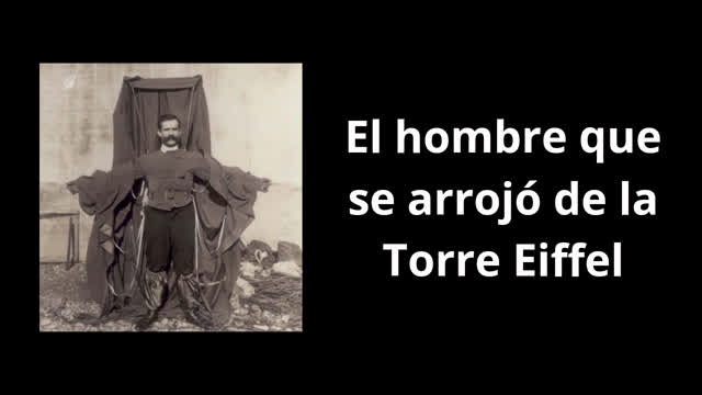 El hombre que se arrojó de la Torre Eiffel