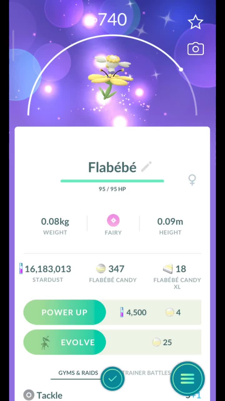 Pokémon GO-Shiny Yellow Flabébé