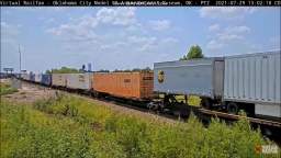 Railfanning in Oklahoma City, OK (7/29/2021) (Part 4) (Ft. Virtual Railfan, NOT MINE)