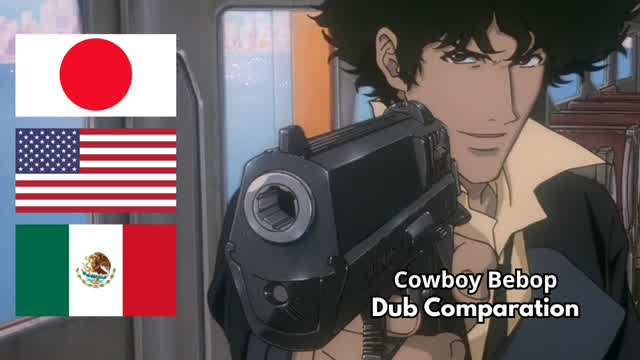 Cowboy Bebop - Spike Vs Vincent en el Metro (Comparación de Doblajes)