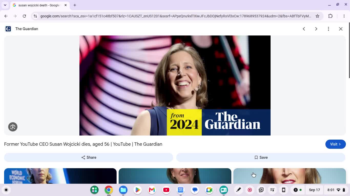 Susan Wojcicki's Death. Mark Of The Beast Could've Happened Susan Wojcicki's Death. Mark Of The Beast Could've Happened