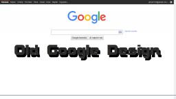 How to back to the old Google design!
