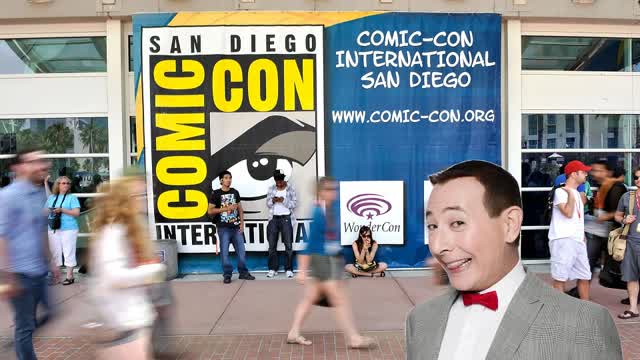 Pee Wee Herman Goes to Comic-Con