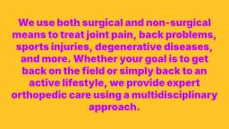 Elite Specialty Care : Orthopedic Care in Trenton, NJ