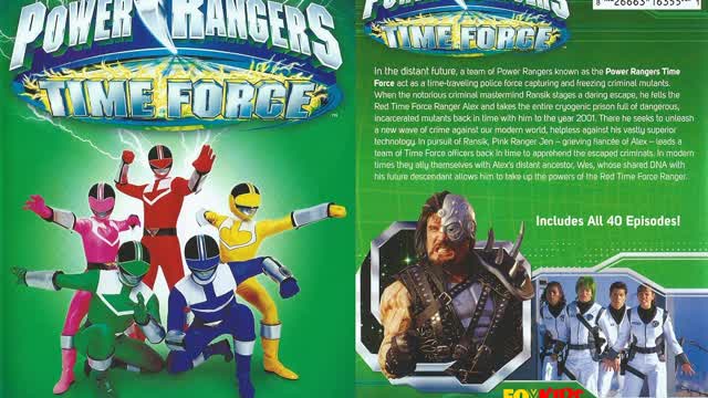 Power Rangers Time Force Episode 16 - Bodyguard in Blue (Legacy Collection and Beyond DVD Quality)