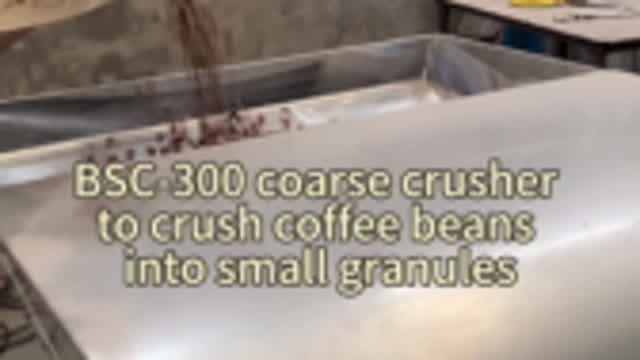 crush coffee bean into particles from Brightsail