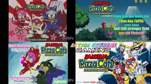 Samurai Pizza Cats: Blast from the Past (Nintendo Switch and PS4) Sneak Preview Trailer