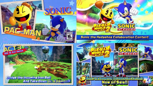 Pac-Man World 2: Re-PAC - Official Sonic the Hedgehog Collaboration Trailer Pac-Man World 2: Re-PAC - Official Sonic the Hedgehog Collaboration Trailer