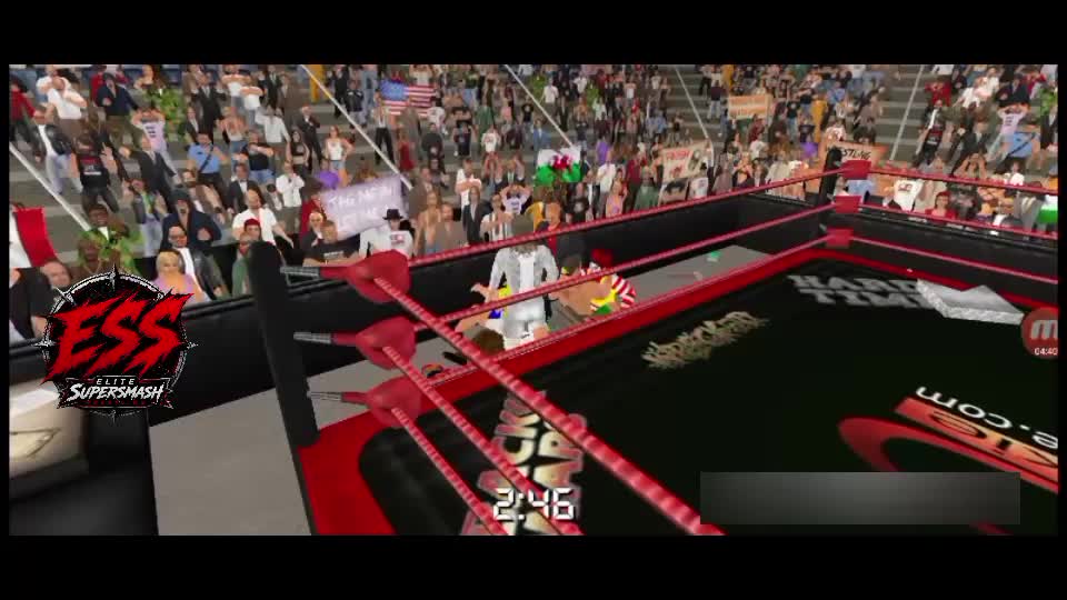 ESS - Eminem's Team vs Shrek's Team - 3v3 No DQ Team Elimination Match - 4th week of december 2030 ESS - Eminem's Team vs Shrek's Team - 3v3 No DQ Team Elimination Match - 4th week of december 2030