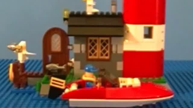 Lego 4641 Speed Boat: City, Harbour  Review