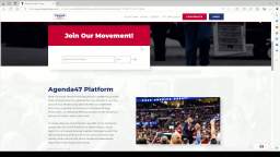 United States presidential candidates '24 websites