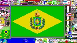 pixel canvas being conquered by the Brazilian empire