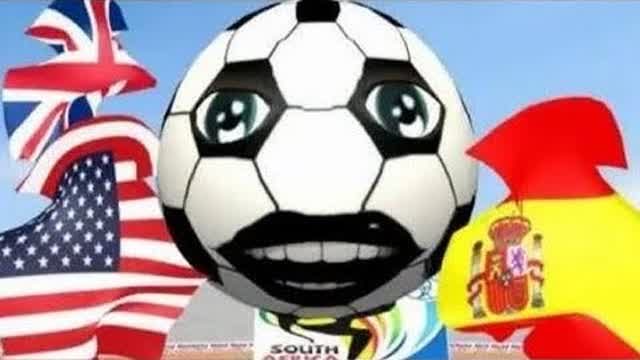 World Cup 2010 - Wavin' Flags & Singing Soccerballs - Animated Clip (lost media vid)