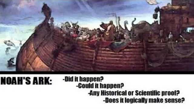 Is Noah's Ark Sunk?