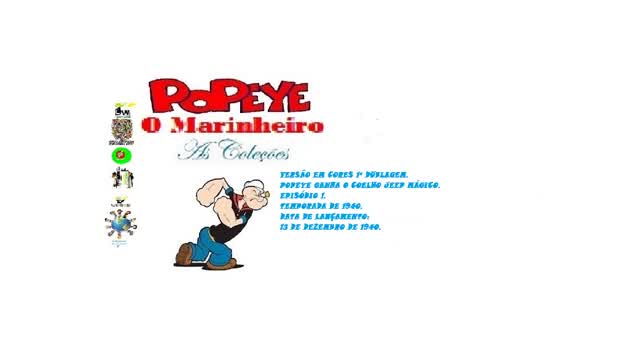 POPEYE  _ POPEYE GANHA O COELHO JEEP MÁGICO VERSÃO EM CORES DUBLADO