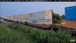 Railfanning in Oklahoma City, OK (7/30/2021) (Part 5) (Ft. Virtual Railfan, NOT MINE)