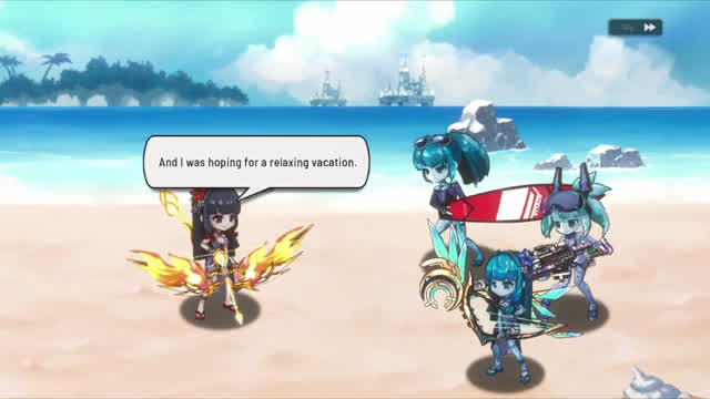 Battle Star - Timed Event - Summer Love 1 - Arrival Busy Beach