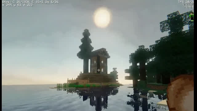 minecraft 1.8 with high end shaders