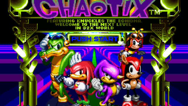 Knuckels Chaotix Gameplay