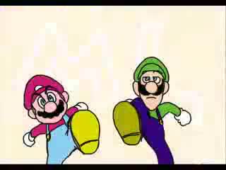 Caramelldansen Mario, Luigi, Wario and Waluigi
