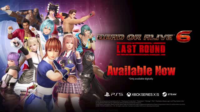 Dead or Alive 6: Last Round (Playstation 5,PC/Steam and Xbox) Available Now Launch Trailer Dead or Alive 6: Last Round (Playstation 5,PC/Steam and Xbox) Available Now Launch Trailer